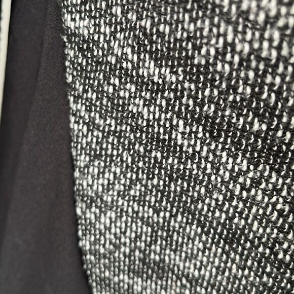 Lucky Brand Denim Co Black /White Sweater with  Black Fabric VTG - Picture 6 of 10